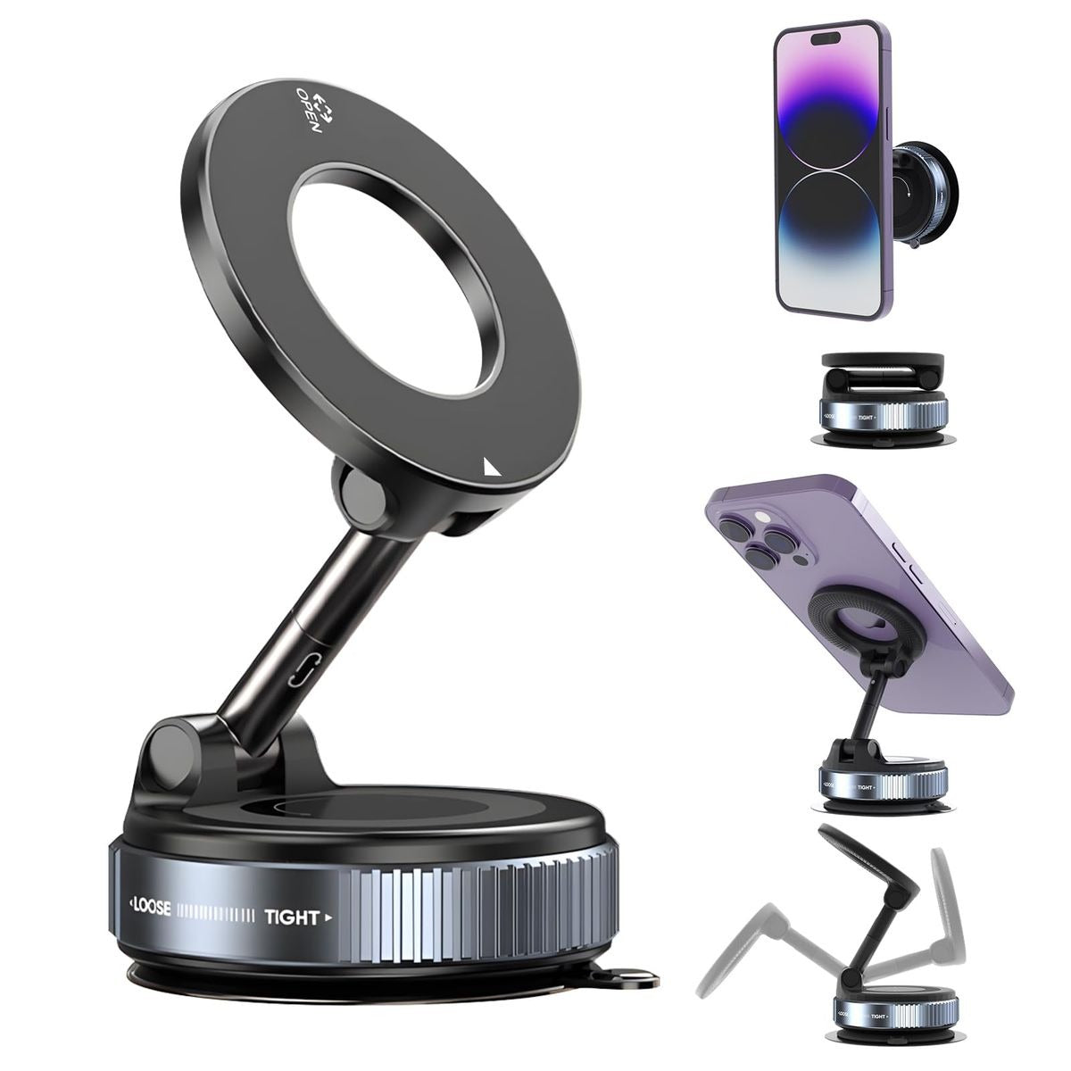 R626 Twist-Lock Vacuum Suction Mobile Holder